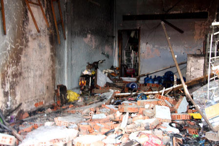 Nổ kinh hoàng tại đại lý gas, ba người nhập viện